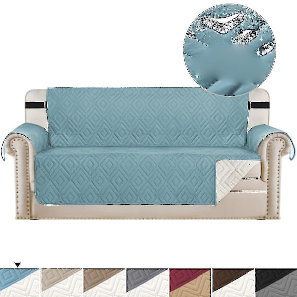 Vandtæt Universal Pet Sofa Cover - Sort, Anti-Slip Møbelbeskytter - 1 Person 3 Person Sort