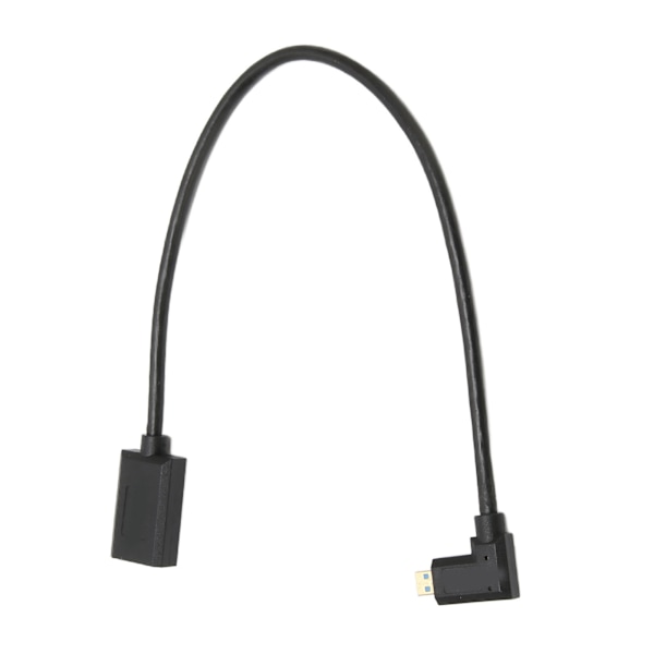 8K 60Hz Micro HD Multimedia Interface-kabel Højre Albue Micro HD Multimedia Interface Han til Hun Ledning OD4.0mm