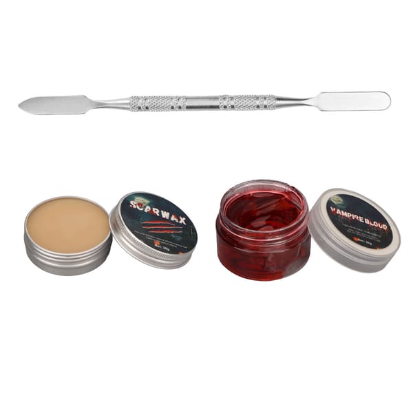 Halloween SFX Makeup Kit Form Ar For Sår Sikker Hudvenlig Multifunktionel Special Effects Makeup Kit til Halloweenfest