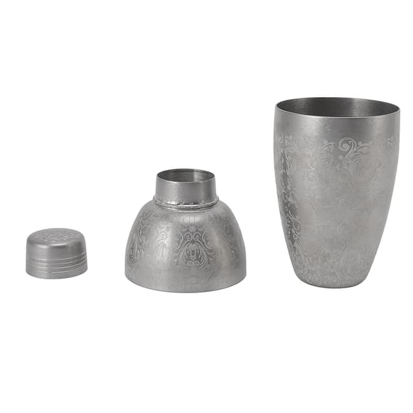 Boston Cocktail Shaker 304 Rustfritt Stål Bartender Mikser Shaker Bar Vinkopp for Bartender Amerikansk Utskåret