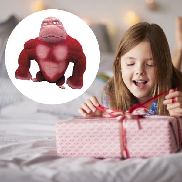 Anime figurleker Latex Ape Gorilla Leker Jungel Dyrefigurer Julegaver til barn