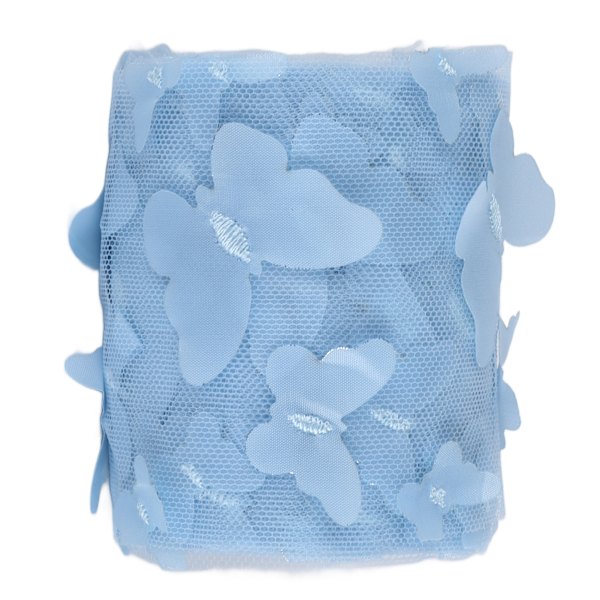 Tulle-rulla ompeluun värikäs verkko lankaa rulla DIY hius tarvikkeet materiaali nauhoitus Tulle rulla vaaleansininen