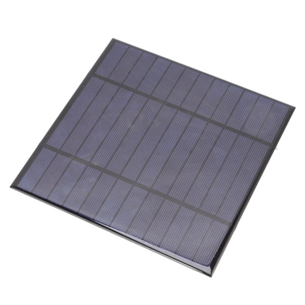Solpanel Laddare 6V 4.5W Polysilicon Epoxi Yta Mini Solpanel Solceller för Sol Gräsmatta Lampa Sol Vägglampa