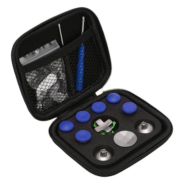 Håndtag Metal Nøgle Paddle Sæt Professionel Aluminiumlegering Erstatning Controller Nøgle Paddle Kit til PS4 Blå
