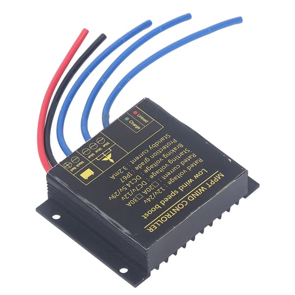 MPPT vindmøllecontroller 12V 24V laderegulator IP67 vandtæt til 100W‑600W