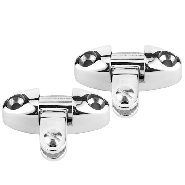 Bimini Top Mount pyörivä kannel sarana kumi tyynyllä Marine Yacht Hardware lisävarusteet