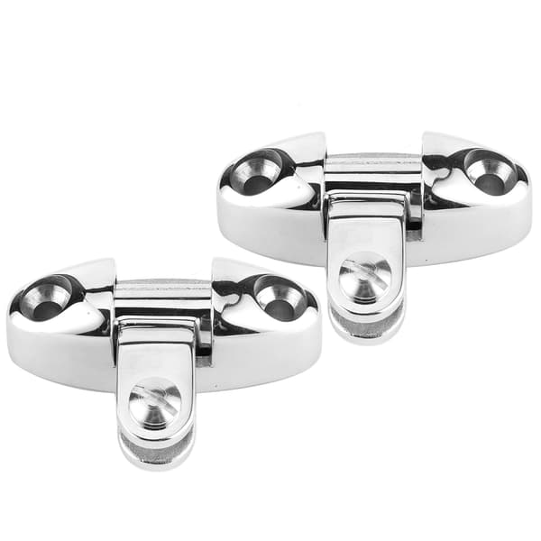 Bimini Top Mount Roterende Dækhængsel med Gummipude Marine Yacht Hardware Tilbehør