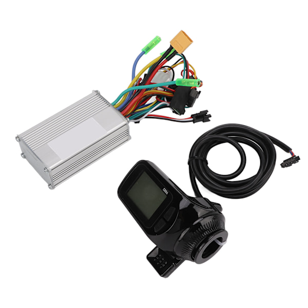 36/48/60V 350W Motor Børsteløs Controller Elektrisk Cykel 3 Mode Sinus Bølge Controller Kit med LCD Display Panel Skift Switch