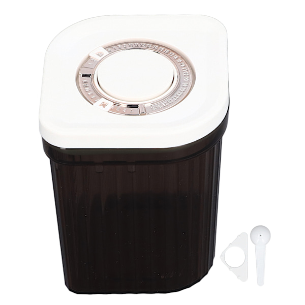 1200 ml babymelkdispenser med én knapp, praktisk beholder for melkepulver, lufttett, fuktsikker, bærbar beholder for melkepulver i plast for utendørs bruk, type 2