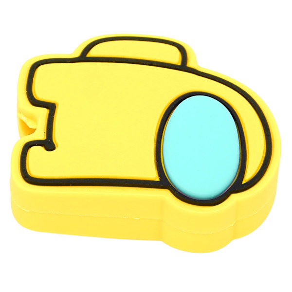 Data Line Protector Cute Cartoon USB Charging Cable Protective Sleeve for Smart PhoneYellow