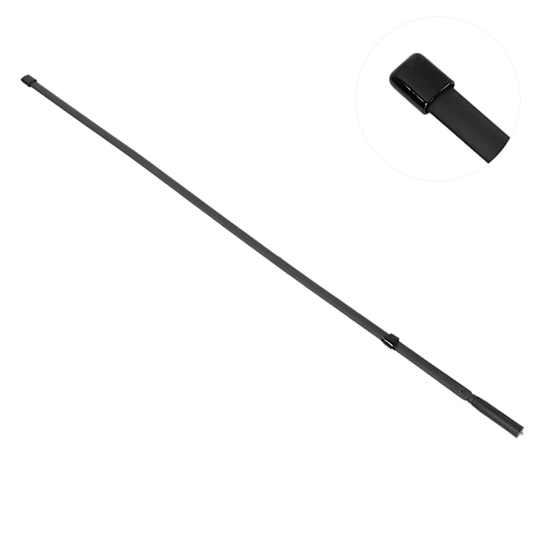 Foldbar forlængbar taktikante SMA hunhoved dobbelt frekvens VHF UHF til WalkieTalkie (124 cm)