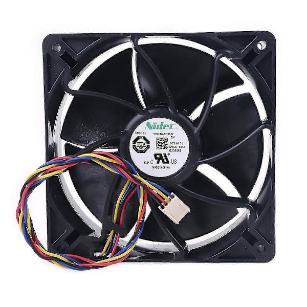W12e12bs11b5-57 For Nidec 12038 Dc12v 1.65a Pwm Køleventilator 12cm 6000rpm
