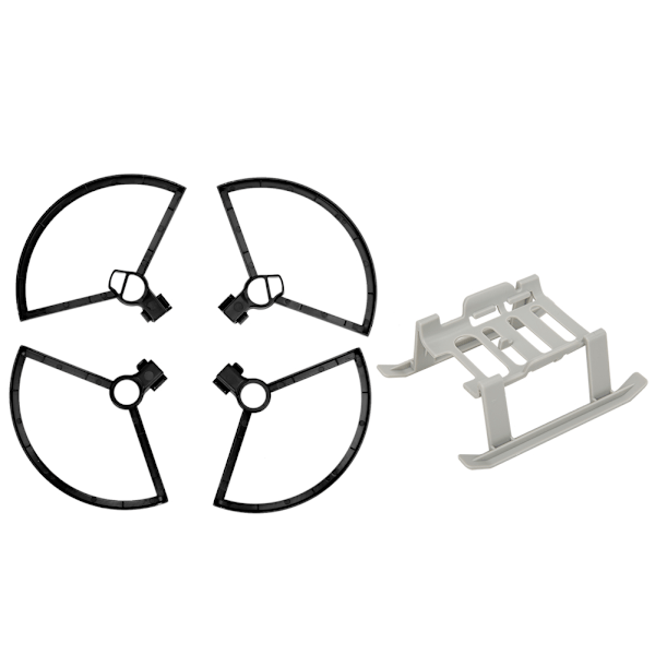 RC forlænget højde stativ propelbeskyttelsesring sæt passer til DJI Mavic Mini (sort)