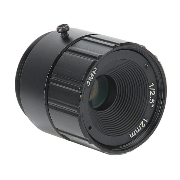 CCTV fast objektiv 12 mm 3 MP högupplöst CS-fäste för kamera