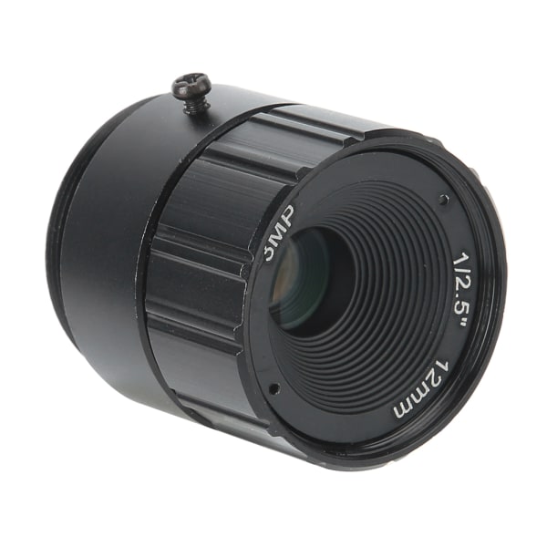 CCTV fast objektiv 12mm 3MP High Definition CS Mount til kamera