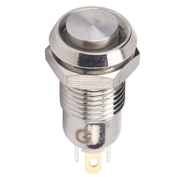 8 mm trykknappbryter IP65 vanntett trykknappstartbryter i rustfritt stål 3 V rød
