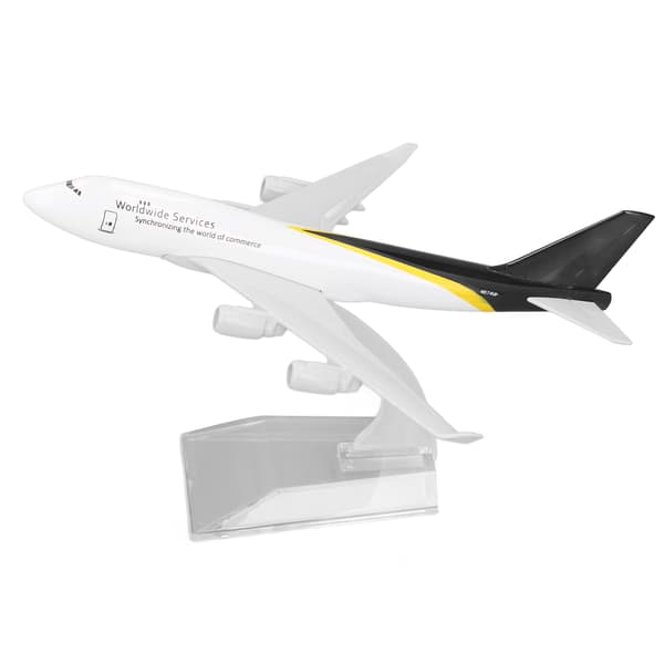 Flymodel i legering med stativ simuleret flymodel transportflymodel til modelflysamlere og luftfartsentusiaster