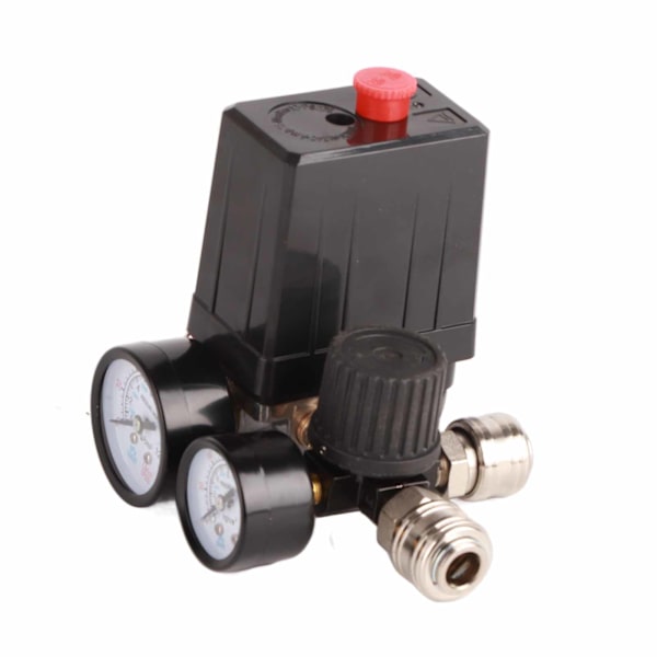 Luftkompressor trykafbryder 1/4in 4 huller controller regulator ventil 90-120PSI 220V