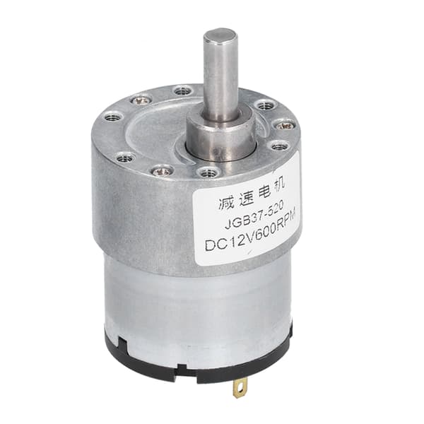 JGB37‑520 12V 600RPM DC Orm Gear Motor Turbo Reducer Aksel til Vinduesdøråbner