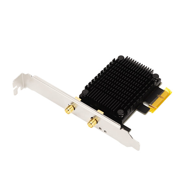 WiFi 6-kort 5400 Mbps 2,4G 5G 6G MU MIMO-teknik Stabil överföring PCIe WiFi-kort med 2 8dBi-antenn för stationär dator