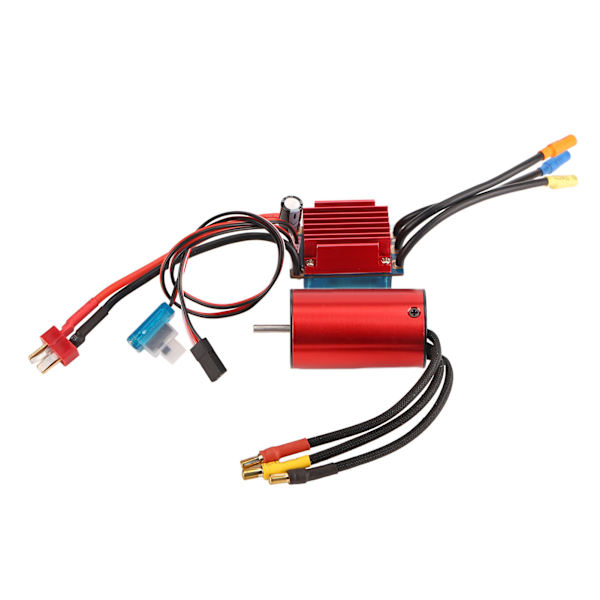 S2845 3700KV Borstlös Motor 35A ESC Set Vattentät Elektrisk Hastighetsregulator för Traxxas för HSP 1/12 RC Bil