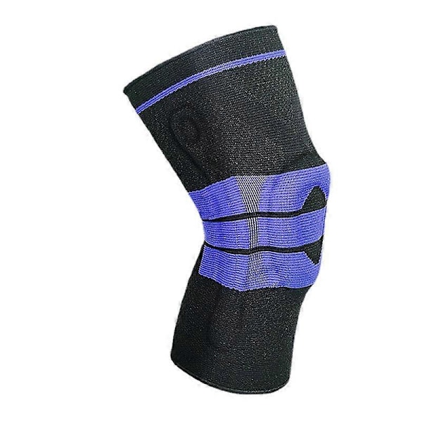 1-Pack XL Professionellt Knäskydd, Kompressionsknäskydd med Patella Gel Pad & Sidostabilisatorer, Knästödsbandage för Smärtlindring, Knäskydd för