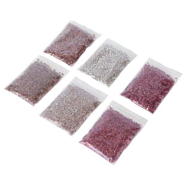 Glitrende Glas Glitter DIY Irregulære Glasstykker Knust Glasform Fyld Dekoration