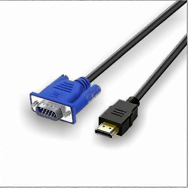 HDMI til VGA Videokabel til TV Computerskærm