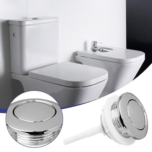 Badeværelse Toilet Trykknap Enkelt Skylleknap Toilet Vandtank Knap-B7