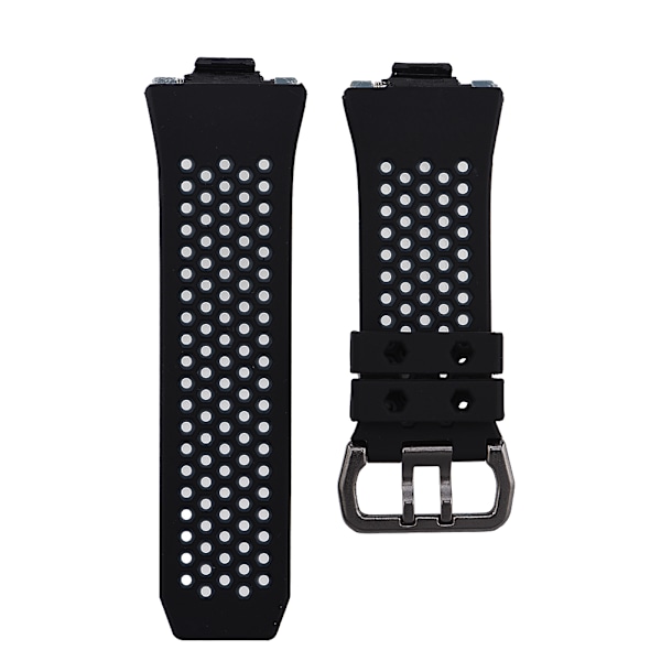 Silikon Sport Armband Ersatz für Fitbit Ionic Farbe Armband Schwarz und Grau