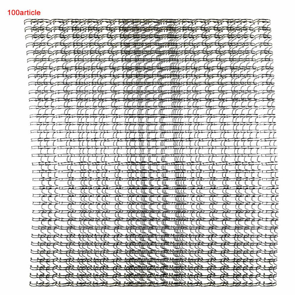 100 STK 9,5 mm Sort A4 Størrelse 34 Tænder 3:1 Double Loop Tråde Binding Wire Kalender Bindejern