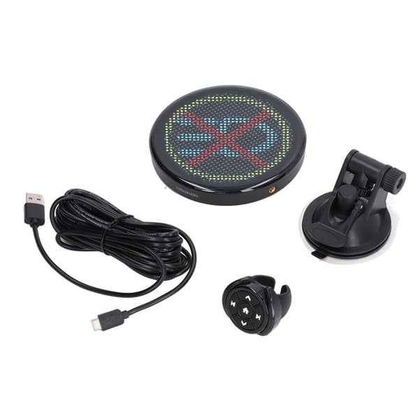 LED-skylt i fullfärg Bluetooth APP Fjärrkontroll Bil LED-display med 32x32 programmerbar LED-skärm Universal för bil