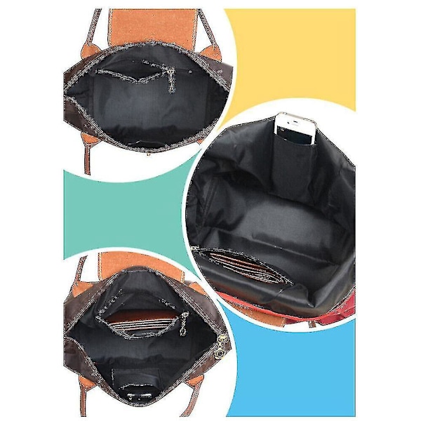 Stor Nylon Le Pliage Tote Taske til Kvinder Lille Lilla