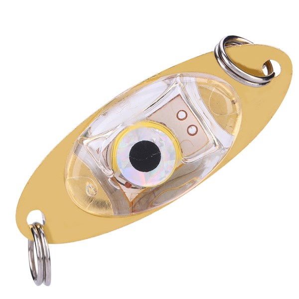 LED Deep Drop Undervands Eye Fish Attractor Lure Light Blinkende lampe til fiskeri (farverig)