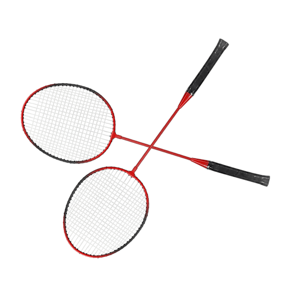 LEIJIAER Badminton Racket Offensiv Järnlegering Lätt Bekväm Grepp Sports Badminton Racket Röd