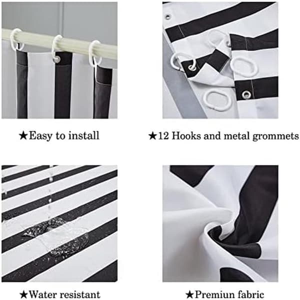 Regnbågsstensdesign, full av barnslighet, slitstark, hållbar, bleknar aldrig duschdraperi tygdraperi sängdraperi dörr