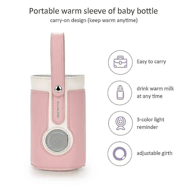 USB Babyflaskevarmer & Kjølebag - Smart Bærbar Melkevarmer & Mattermostat