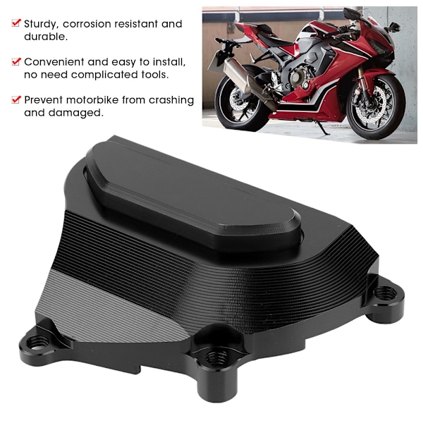 Motorcykel CNC-motorhölje Slider Crash Pad Fallskydd Passar för Honda CBR1000RR 08-17Svart