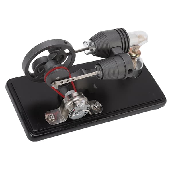 Stirlingmotor Modelsæt Sort Stirlingmotor Generator Model Fysisk Videnskab Eksperiment Model Uddannelseslegetøj