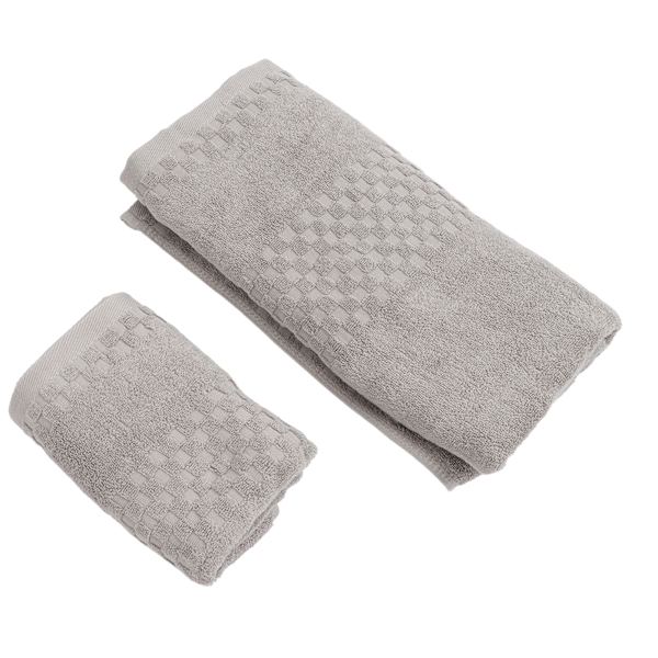 1 badlakan 1 handduk ren snabb torkande absorberande bomull badlakan set för vuxna 70x140cm