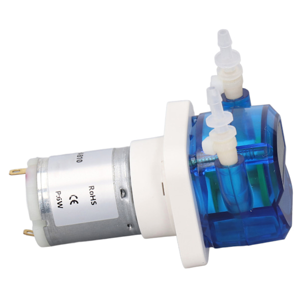 Mini peristaltisk pumpe 180 ml per minutt 6W selvpumpende væskedoserings pumpe for laboratorium 12V