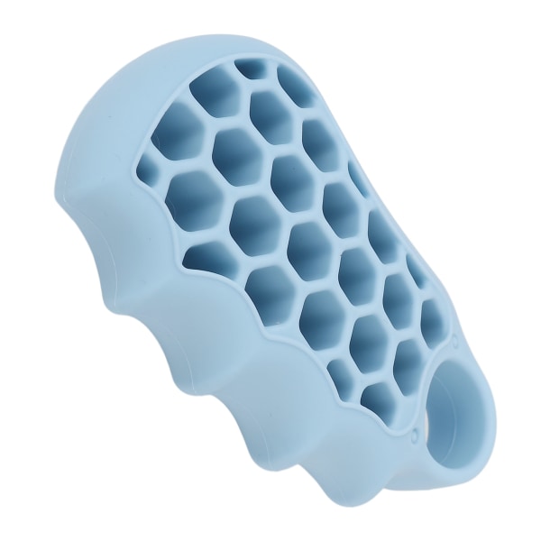 Håndgrebsforstærker Bærbar Silikone Blød Elastisk Ergonomisk Finger Træner Grip Strength Trainer Lyseblå 30LB