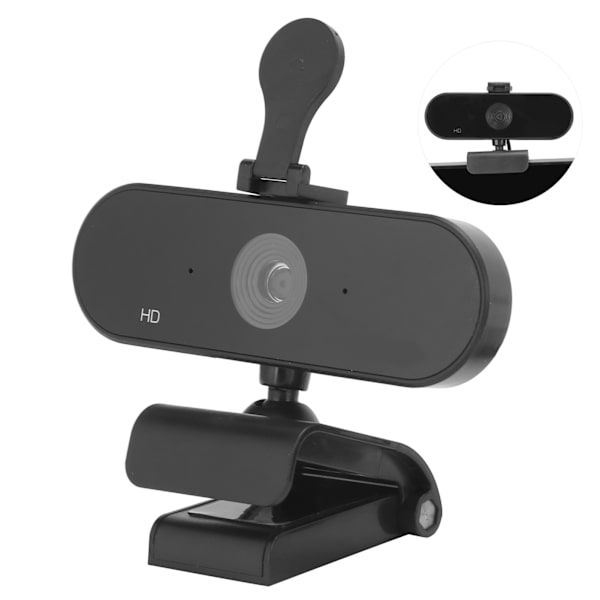 Webcam 1080P Autofokuserende USB Webkamera Mikrofon til PC Bærbar Stationær Computer A25