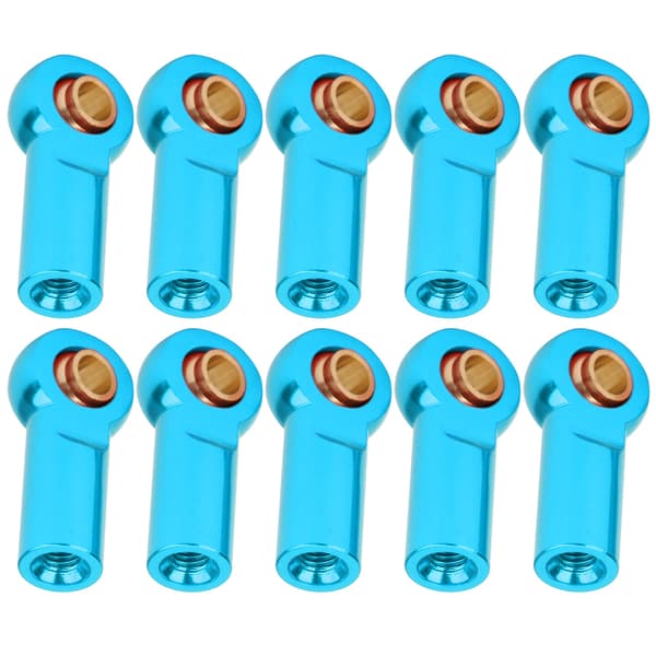 10 stk RC Bil Trekkstang Metallkuleledd Tilbehør for AXIAL SCX10 1/10 Blå