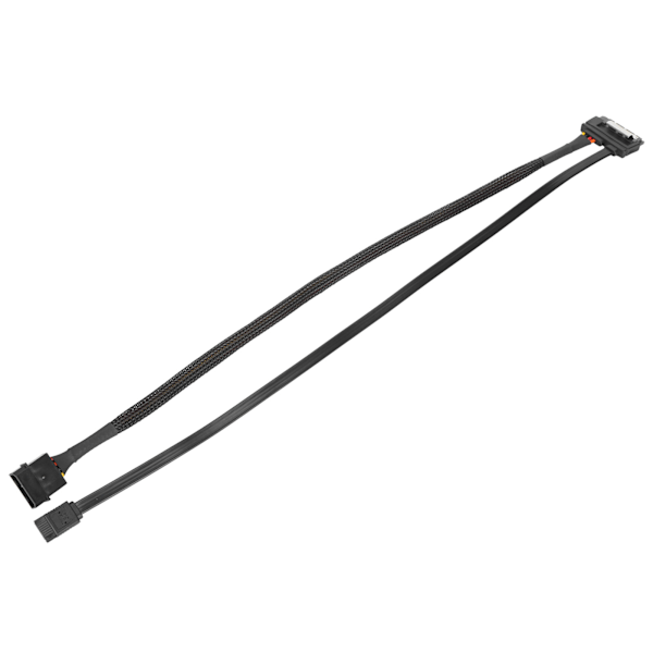 Sata-kabel 7+15Pin 4Pin hann til Sata hunn 3.0 datastrømutvidelseskabel for ekstern harddiskdataoverføring