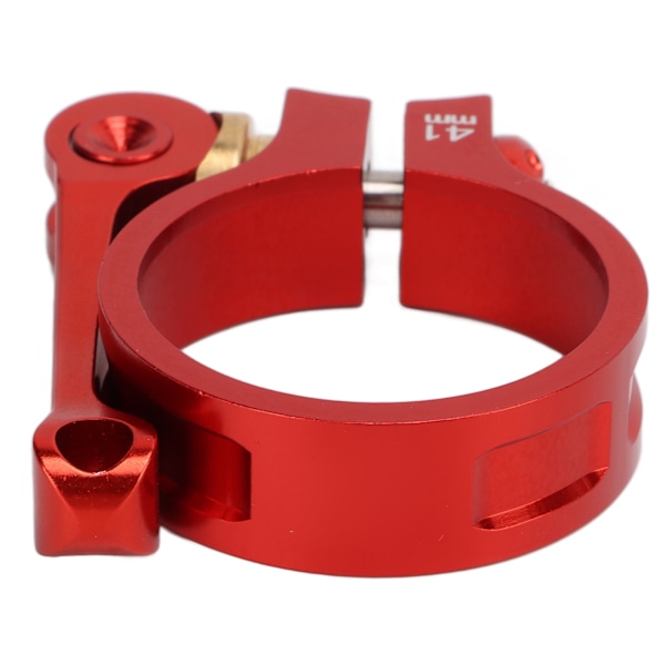 41mm Pyörän Satulatolpan Kiinnike CNC Alumiiniseos Pyörä Pikakiinnitys Satulatolpan Kaulus Taitettaville Pyörille Punainen