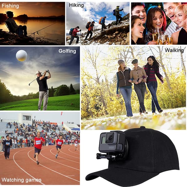 Fotograferingshatt for Osmo Action med spennemontering Sport Kameratilbehør