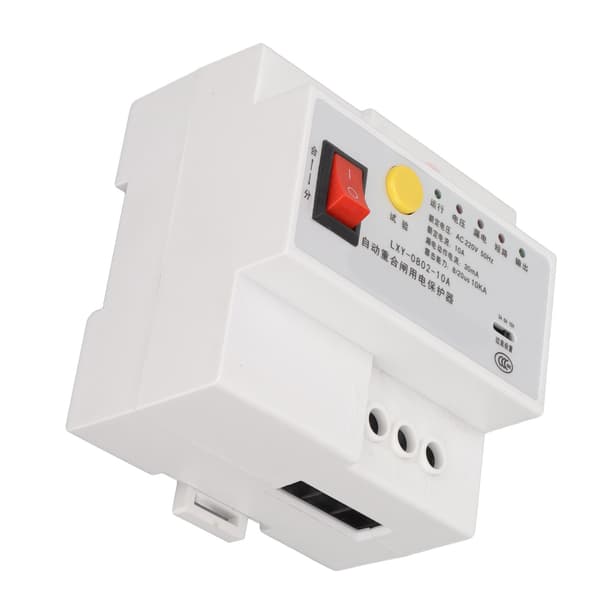 Miniatyrströmbrytare 220V 10A 30mA Läckage Överström Underspänningsskydd Blixtsäker Strömkretsbrytare