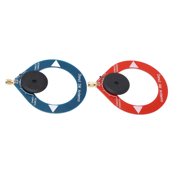 2 stk Donut AM MW SW Antenne Anti Interferens Bærbar Mini Loop Antenne for Kortbølgeradio