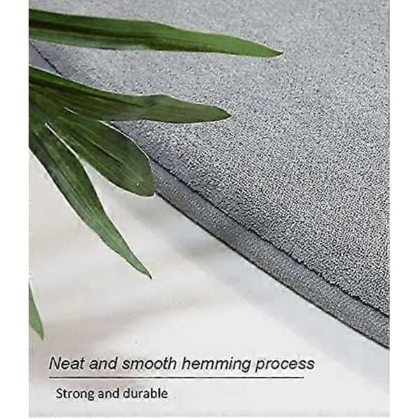 Halkfri Badrumsmatta, Superabsorberande Badrumsmatta i Memory Foam, Maskintvättbar